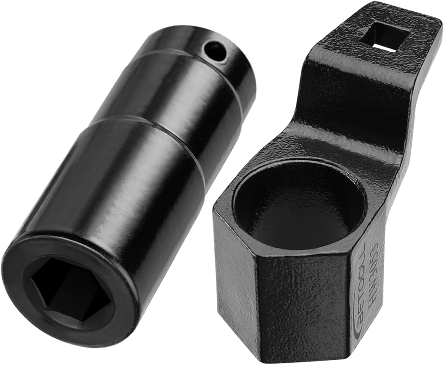 19 mm Harmonic Balancer Socket & 50mm Crankshaft Crank Pulley Wrench Holder Tool Removal Holding Spanner kit Compatible with Honda and Acura Engines - Image 1