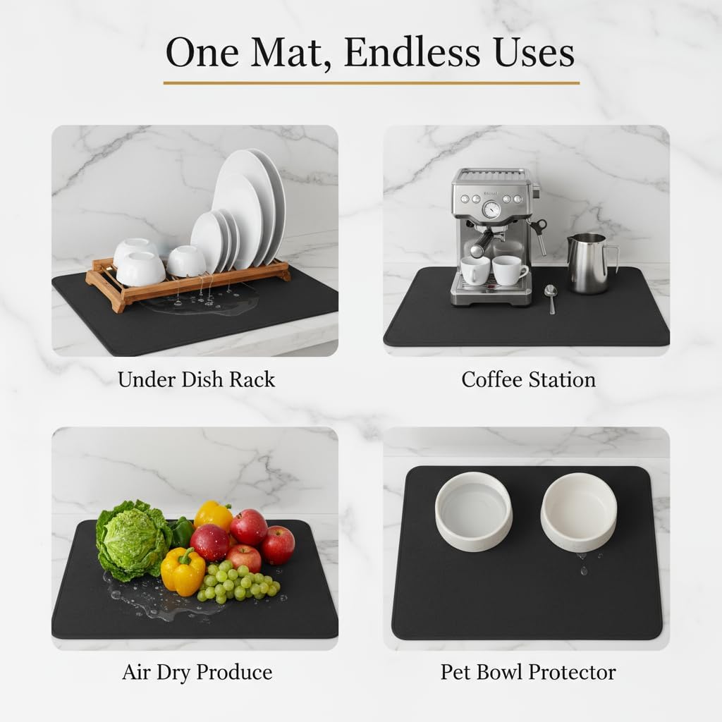 Dish Drying Mat Super Absorbent – 12