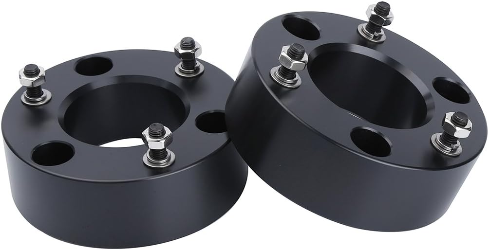 3 Inch Leveling Lift Kit for Silverado 1500/ Sierra 1500 (2WD/4WD 2007-2026) – Heavy Duty Forged Aluminum Strut Spacers, Suspension Leveling Kits Compatible with Shock Absorbers - Image 1