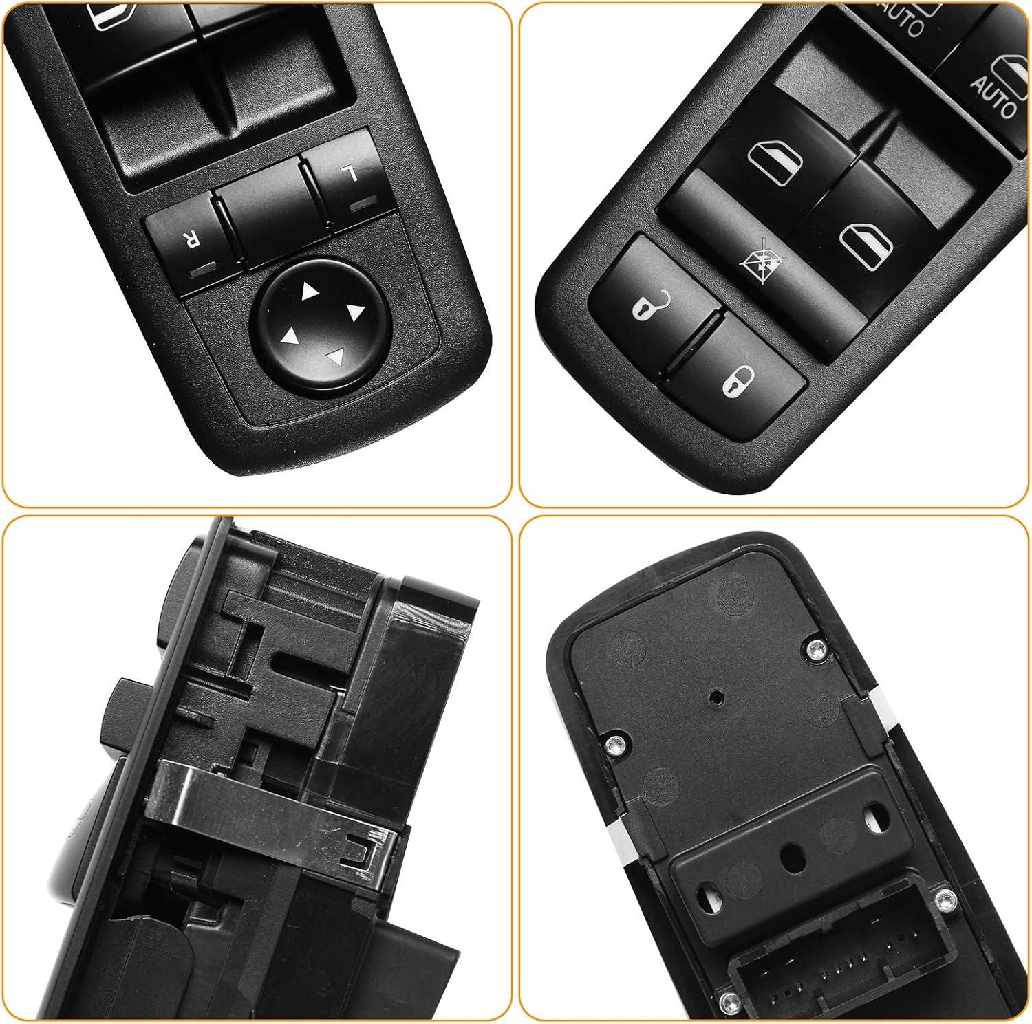 Master Power Window Switch Driver Side Front Left Door Control Button,Fits 2016–2022 Ram 1500 2500 3500,2011–2019 Dodge Charger,2011-2020 Chrysler 200 300, | Replaces 68139805AB,68139805AA,56046823AE - Image 7