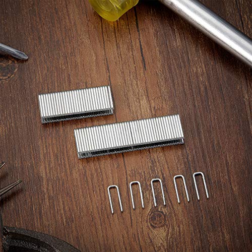 40 Pieces Plantation Shutter Repair Kit Replacement Louvers Staples Window Blind Tilt Rod Operable Plantation Silver Missing Metal Indoor Louver Staples Tools Repair(0.6 x 0.19) - Image 7