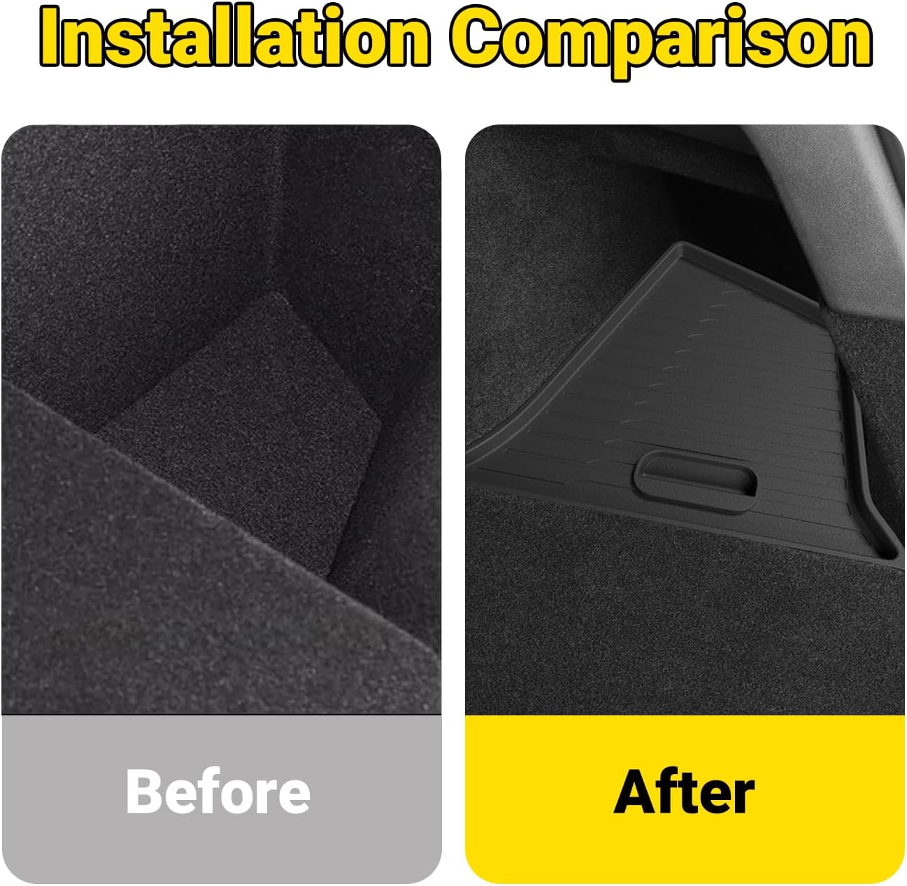 New 2025 2026 Model Y Juniper Rear Trunk Storage Bins with Lids 2PCS Refresh Model Y Rear Trunk Storage Box TPE Waterproof Trunk Organizer for Model Y Juniper Interior Accessories - Image 2