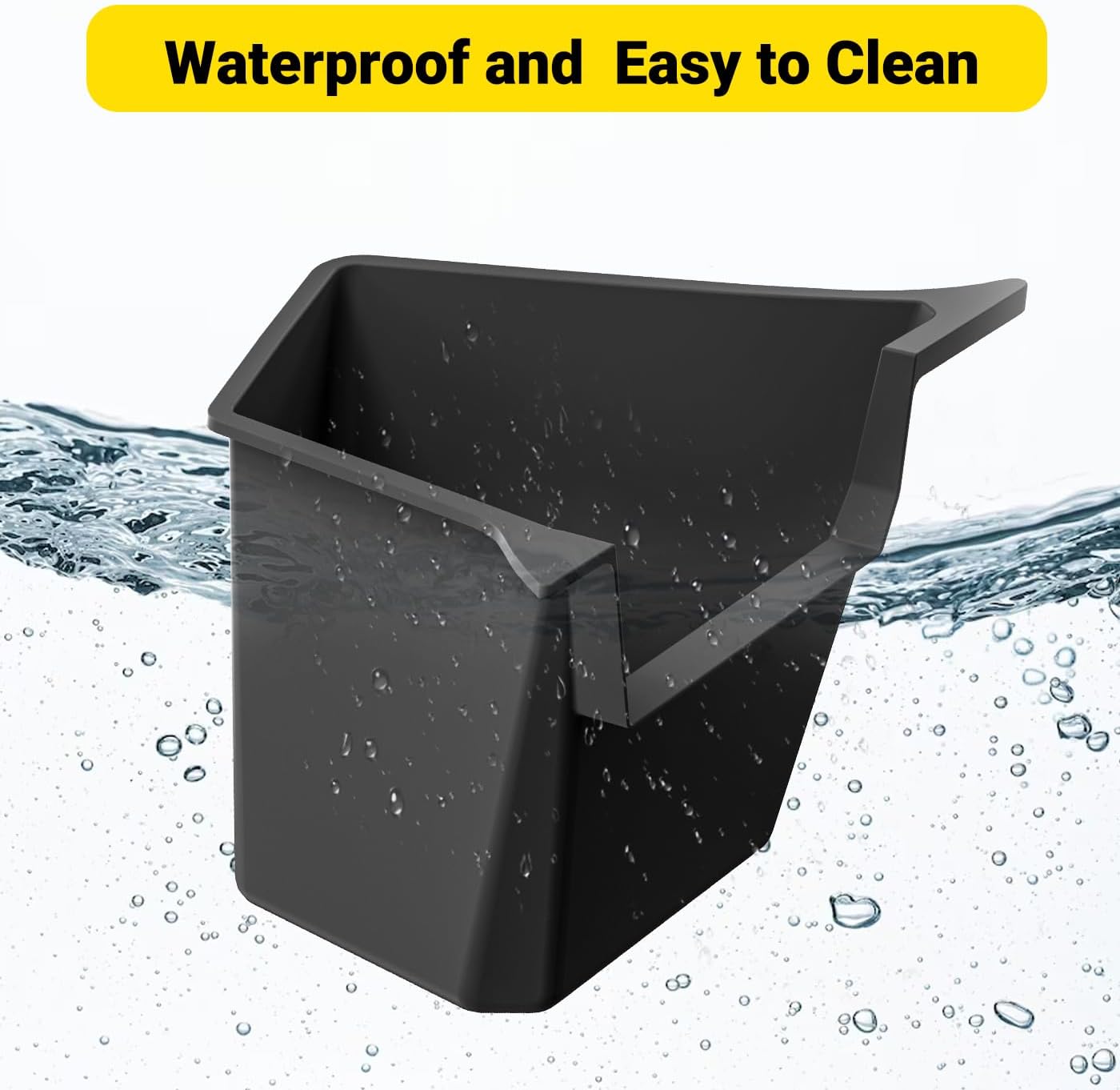 New 2025 2026 Model Y Juniper Rear Trunk Storage Bins with Lids 2PCS Refresh Model Y Rear Trunk Storage Box TPE Waterproof Trunk Organizer for Model Y Juniper Interior Accessories - Image 6