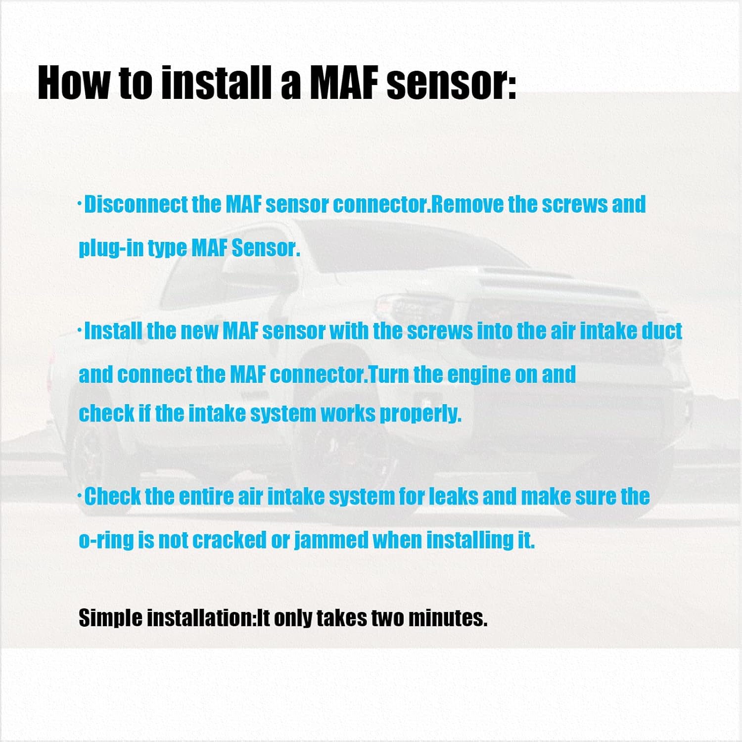 Mass Air Flow Sensor 22204-22010 Compatible with Toyota 02-06 Camry 03-08 Corolla 01-10 Highlander 00-07 4Runner 99-10 Tacoma 3.4L 4.0L 01-05 RAV4 Lexus ES300/RX300 3.0L - Image 6