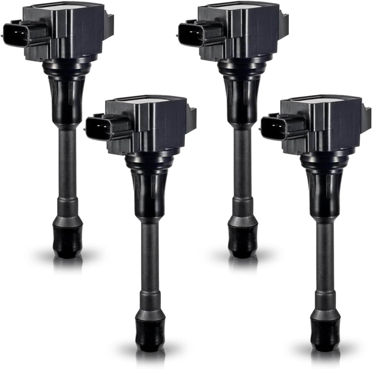 Set of 4 Ignition Coil Pack 2007 2008 2009 2010 2011 2012 Compatible with Nissan Altima Versa Sentra Cube Rogue Frontier 2013 2014 2015 Infiniti M56 FX50 QX60 QX70 2.5L 2.0L 1.8L Replace# UF549 - Image 1