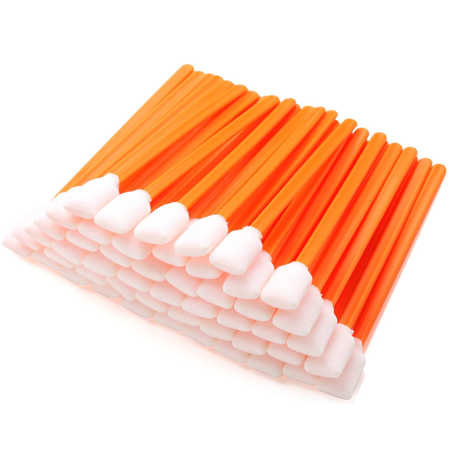Foam Cleaning Swab Sticks (200 pcs Large Rectangular Foam Tips, 5.25