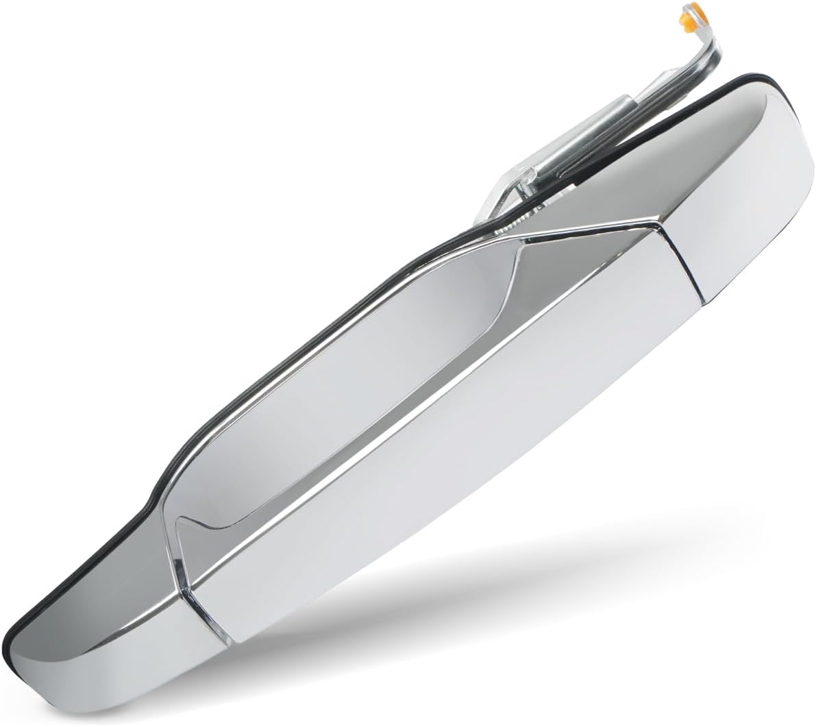 Exterior Chrome Door Handle Rear Left Driver Side Compatible with 2007-2014 Chevy Silverado Suburban Avalanche Tahoe, GMC Sierra Yukon, Cadillac Escalade Replace 15915659, 20954849, 22738725, 25890289 - Image 1