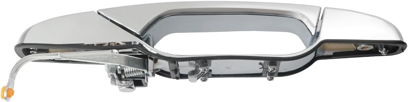 Exterior Chrome Door Handle Rear Left Driver Side Compatible with 2007-2014 Chevy Silverado Suburban Avalanche Tahoe, GMC Sierra Yukon, Cadillac Escalade Replace 15915659, 20954849, 22738725, 25890289 - Image 7