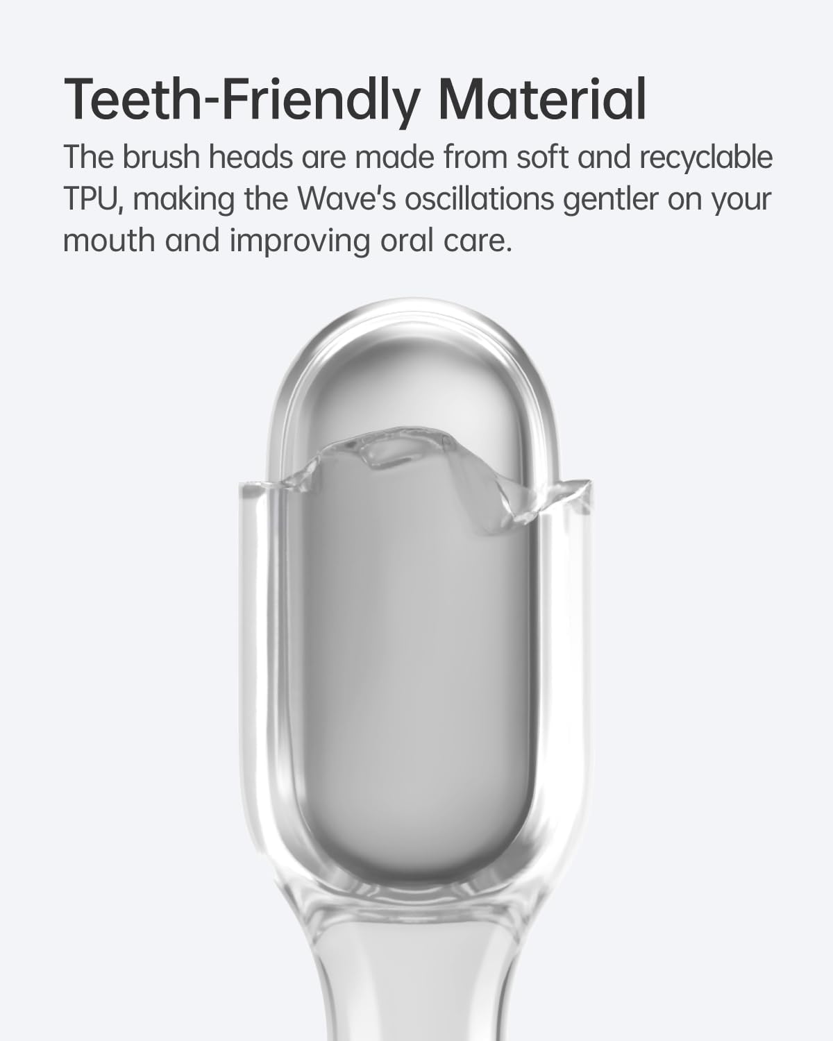 Cushioned Toothbrush Heads 6 Pack, New 2025 Version Replacement Heads Compatible with Wave/Wave Special Electric Toothbrush (Super-Clean) - Image 3
