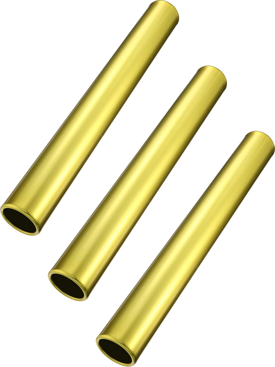 3 Pcs Aluminum Track Field Relay Baton Race Batons Equipments Running Track Relay Batons Suitable for Sports Outdoor Practice Athlete Students Office Field Race Tools - Image 1