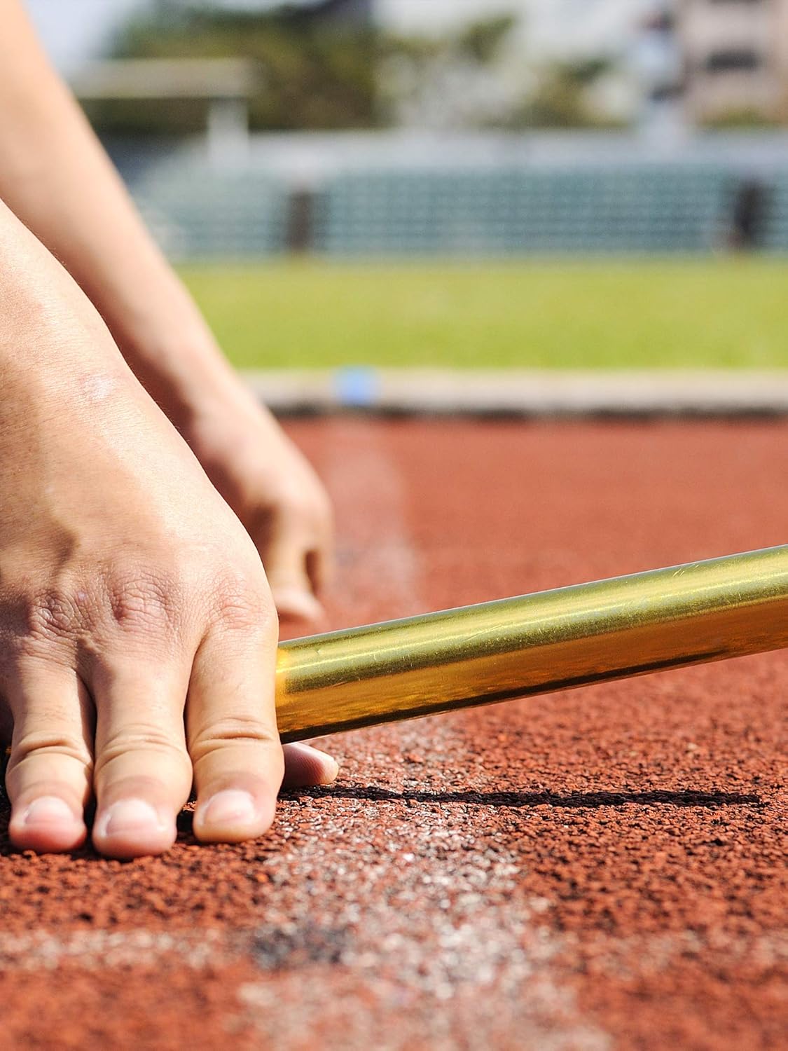 3 Pcs Aluminum Track Field Relay Baton Race Batons Equipments Running Track Relay Batons Suitable for Sports Outdoor Practice Athlete Students Office Field Race Tools - Image 3