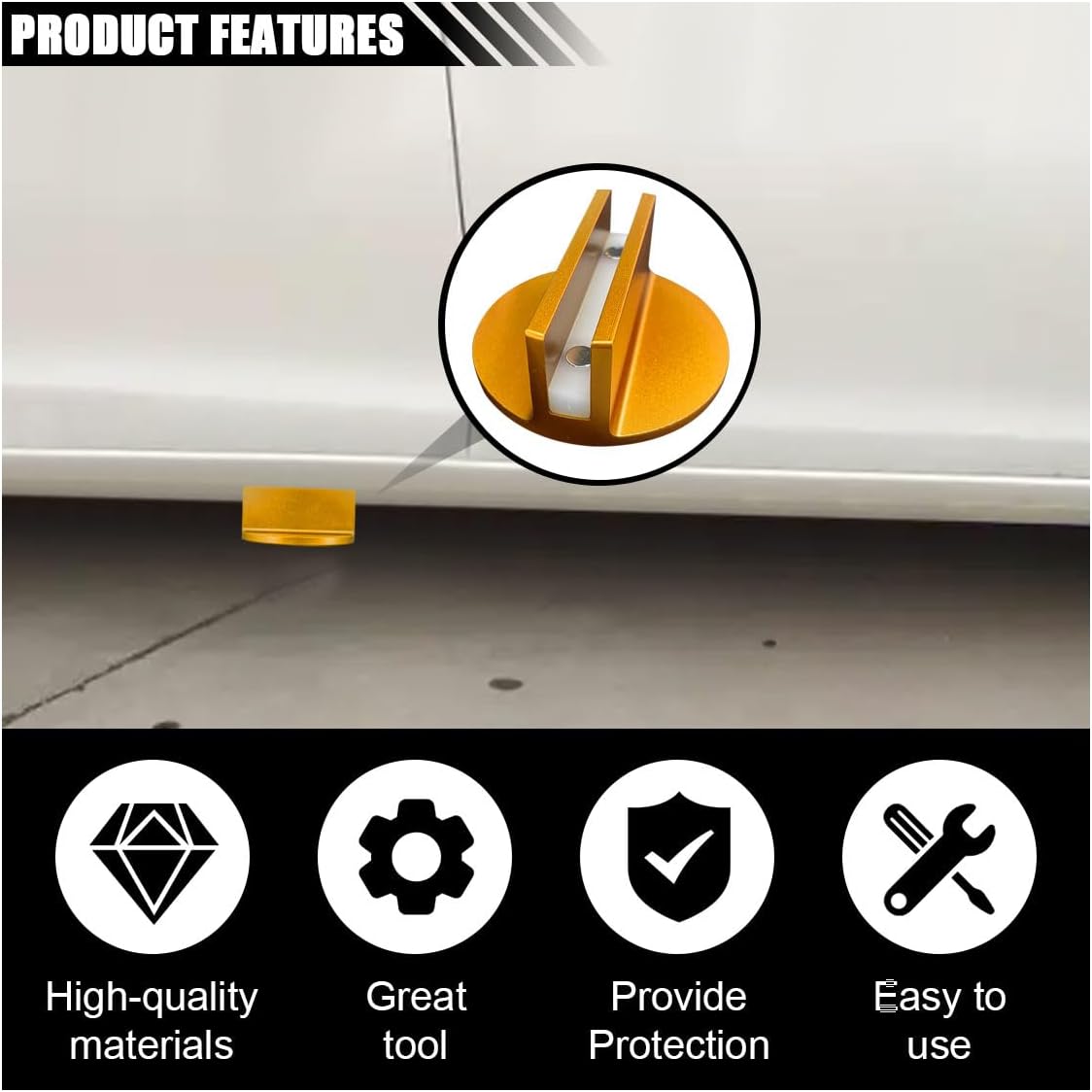 Universal Magnetic Jack Pad, 0.37