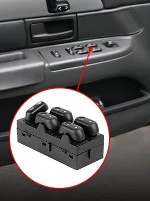 Power Window Control Switch Master Door Button Compatible with 2003-2008 Ford Crown Victoria/F150/Expedition, 06-08 Lincoln Mark LT, 03-08 Mercury Grand Marquis/Marauder Replace OEM 5L1Z14529AA - Image 7