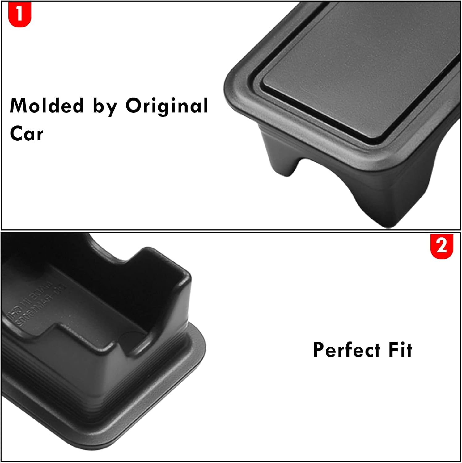 Ram 1500 Stake Pocket Covers, Rear Truck Bed Rail Stake Pocket Cover Compatible with Dodge Ram 2019-2024 2025 2026(Set of 2) - Image 3
