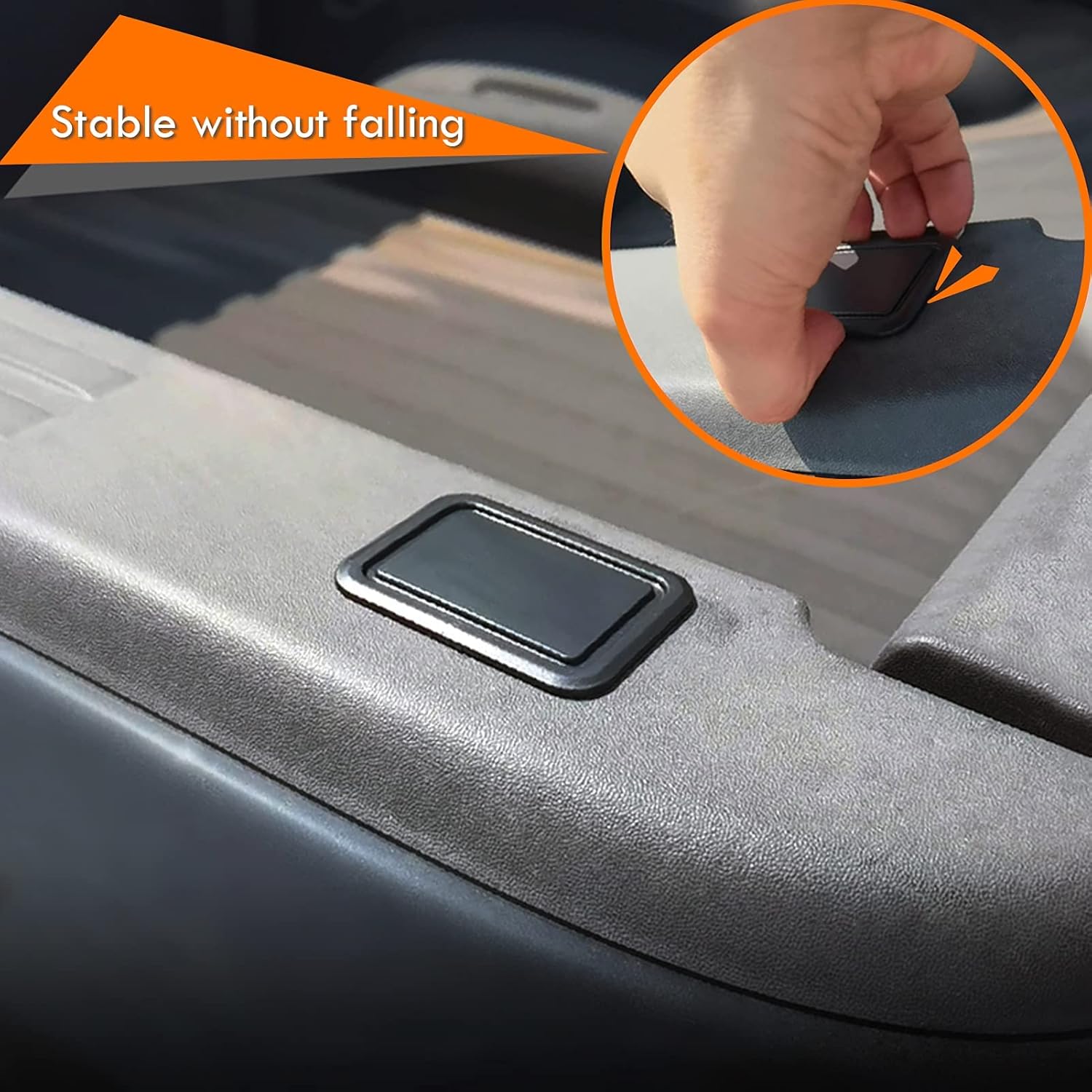 Ram 1500 Stake Pocket Covers, Rear Truck Bed Rail Stake Pocket Cover Compatible with Dodge Ram 2019-2024 2025 2026(Set of 2) - Image 8