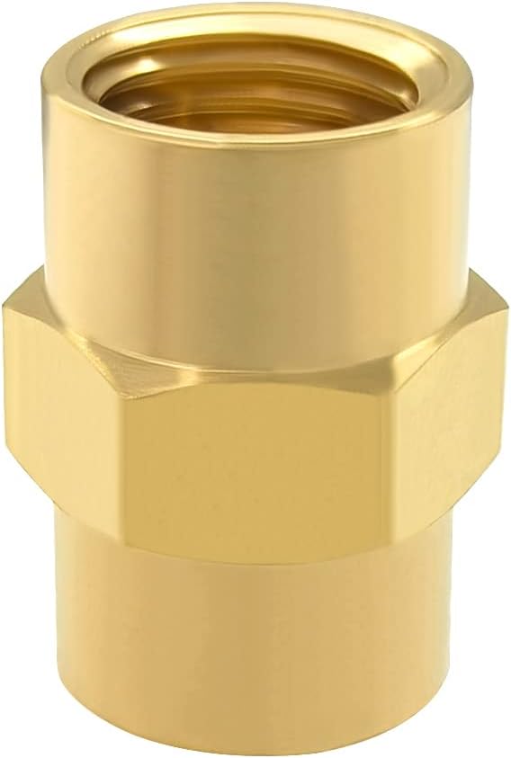 10PCS Brass Coupling 1/4