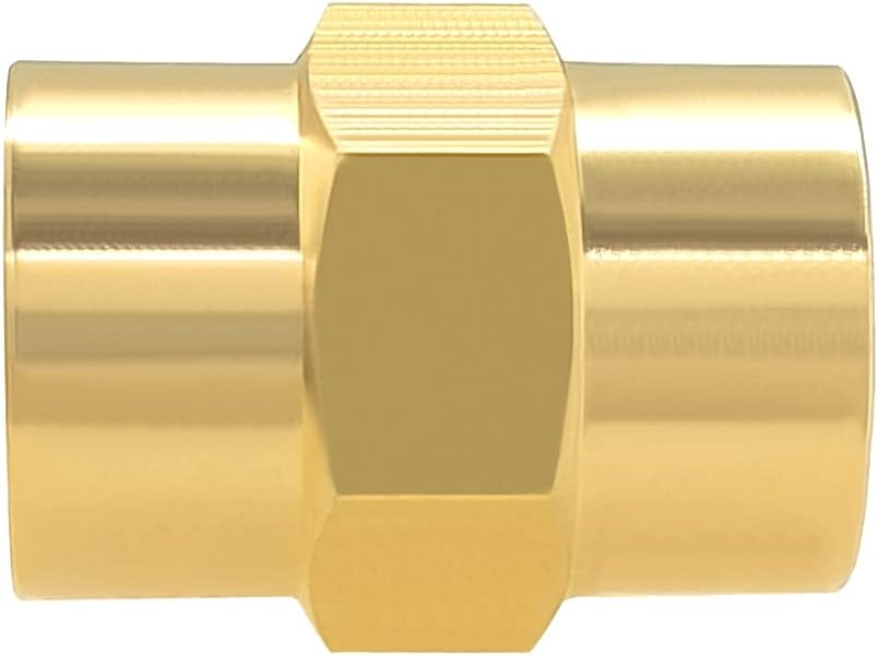 10PCS Brass Coupling 1/4