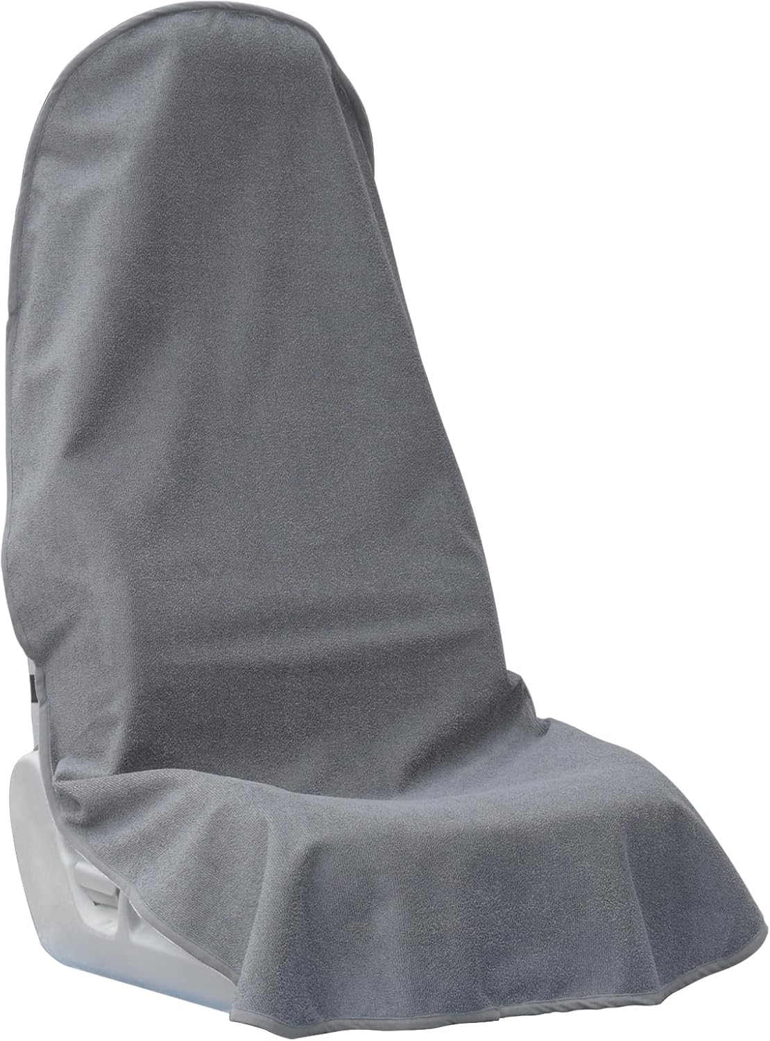 Car Seat Covers Universal Car Protective Front Seat Covers Washable Non-Slip Seat Protectors for Gym Workouts,Waterproof and Sweatproof Towel Seat Covers for Cars,Trucks, Jeeps (Grey) - Image 1