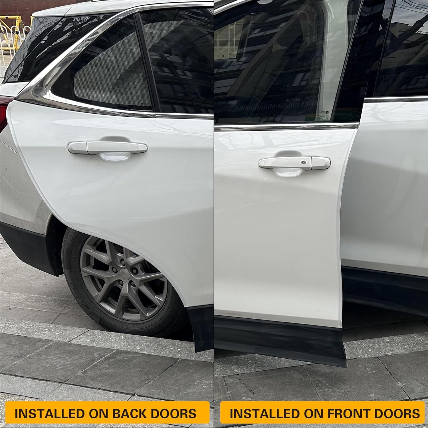32.8ft (10m) Car Door Edge Guards Clear – Self-Adhesive PVC, U-Shaped, Fits Most Vehicles, Scratch- and Chip-Resistant – Reduces Dings in Parking Lots - Image 2