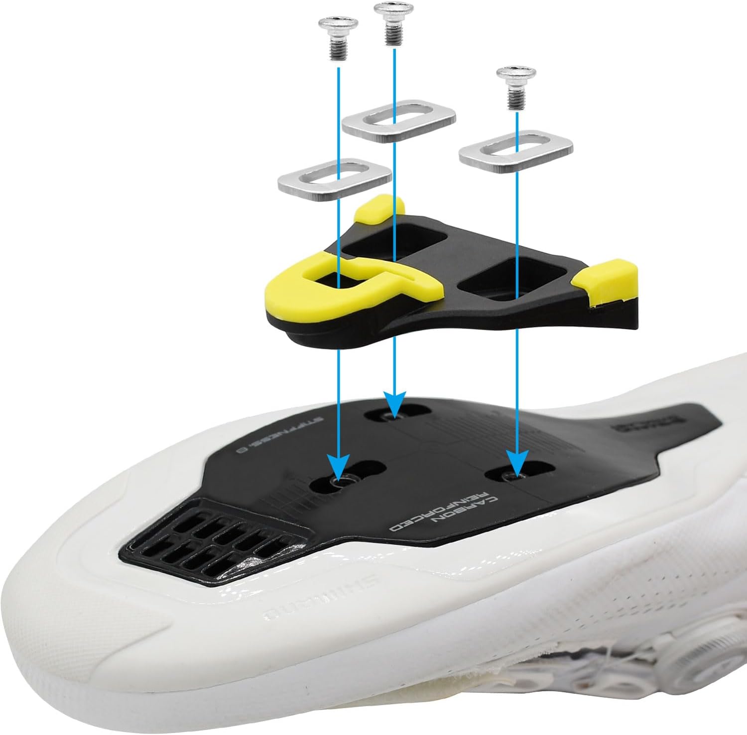 Road Bike Cleats for Shimano SPD-SL Locking Cycling Pedals Cleat for Shimano SH10 SH11 SH12 System Shoes - Image 5
