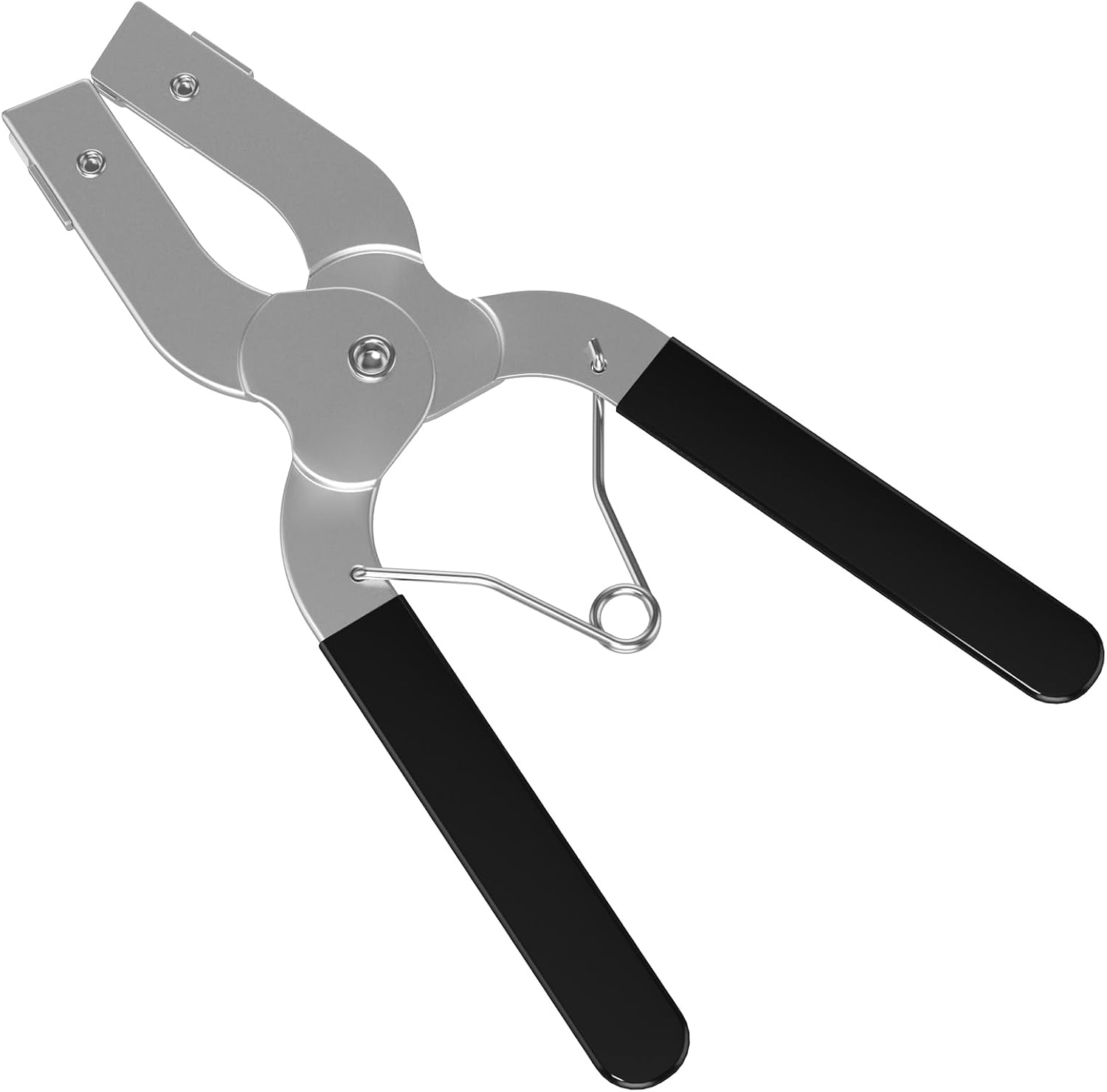 Piston Ring Compressor Tool,Car Engine Piston Ring Installer Removal Kit，Adjustable Sizes From 2-1/8 Inches To 7 Inches (53mm - 175mm) with Piston Installer Plier - Image 4