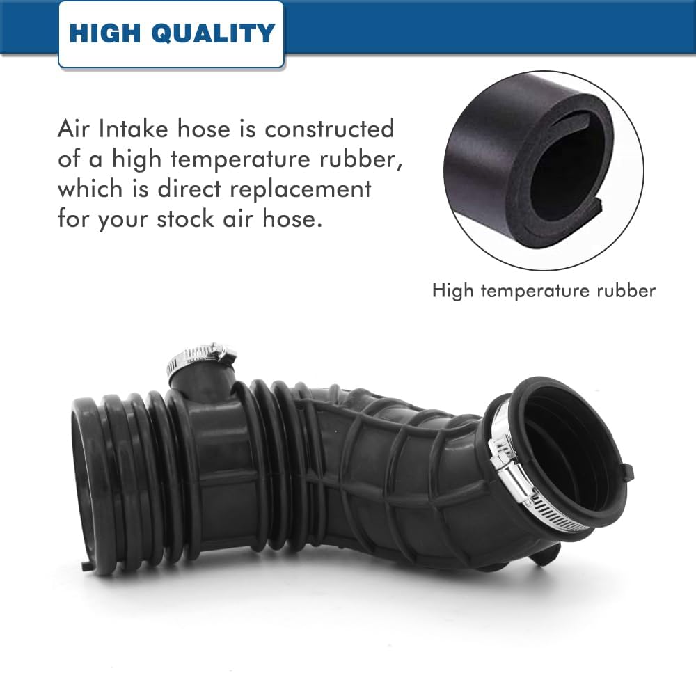 Air Intake Hose Compatible with Honda Accord 2003 2004 2005 2006, 2007 2.4L 17228 RAA A00 17228RAAA00 696-739 - Image 2