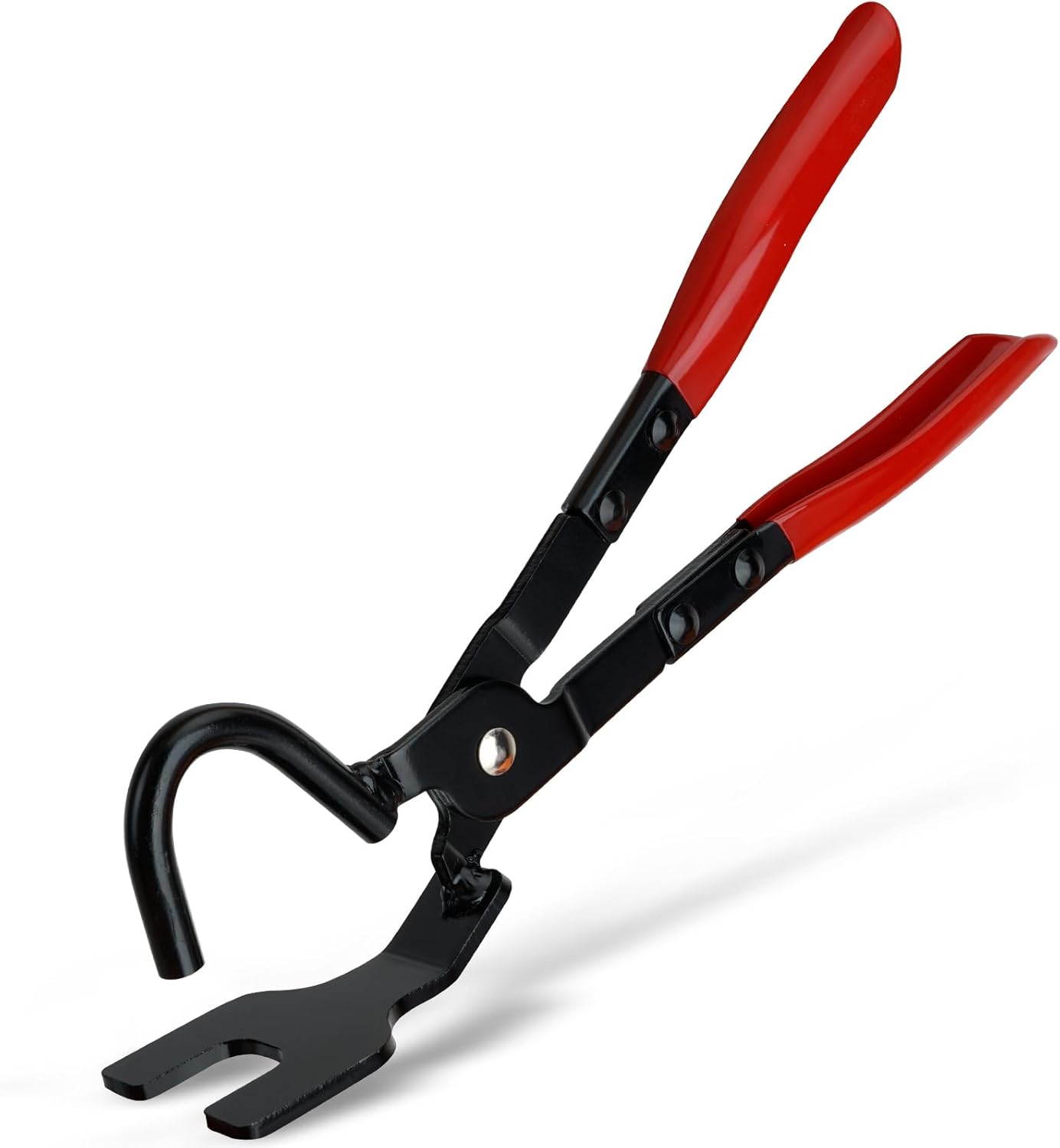 Exhaust Hanger Removal Tool, Heavy-Duty Exhaust Hanger Pliers for Car & Truck Rubber Exhaust Hangers, 25° Offset Design, Non-Slip Grip, Compatible with Most Exhaust Systems - Image 1