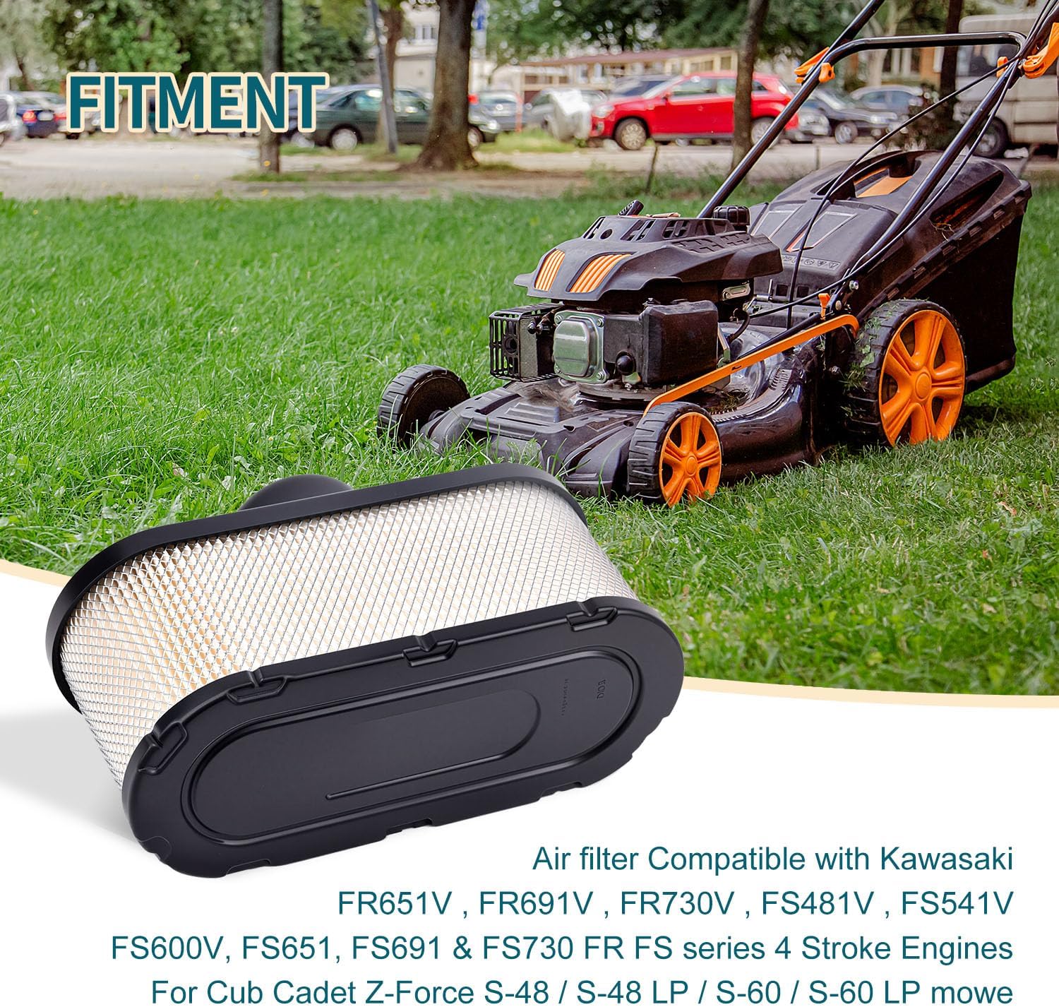 11013-0752 Air Filter for Kawasaki FR651V FR691V FR730V FS481V FS541V FS600V FS651 Part - Image 6
