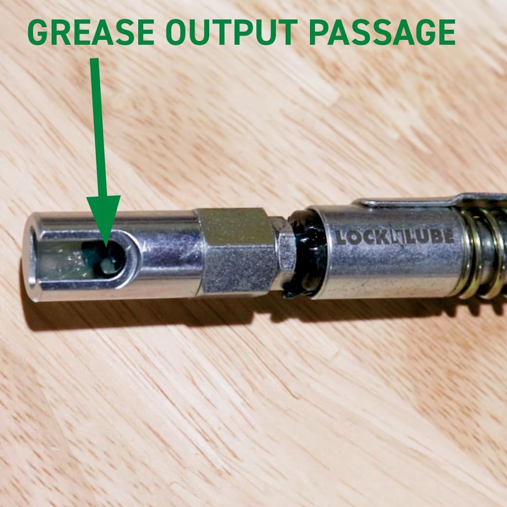 Push-on Slotted Right Angle 90 Degree Grease Coupler - Image 5