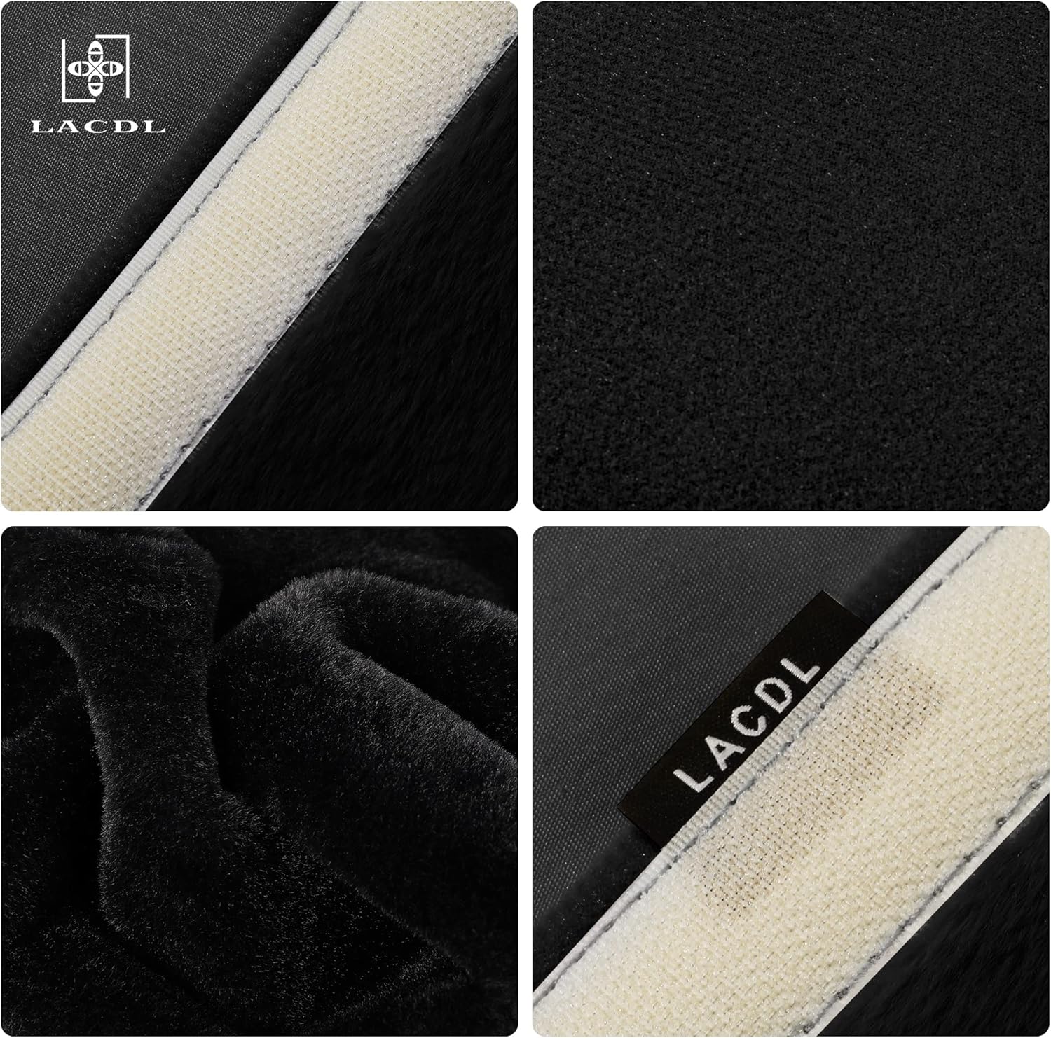 Extra Long Seatbelt Cover Super Soft Furry for Adults Kids Women & Men, Thick Plush Full Car Seat Belt Strap Cushion, Fluffy Shoulder Pad Protector, Auto Interior Accessories, 1pc, Black, 15.5in - Image 4
