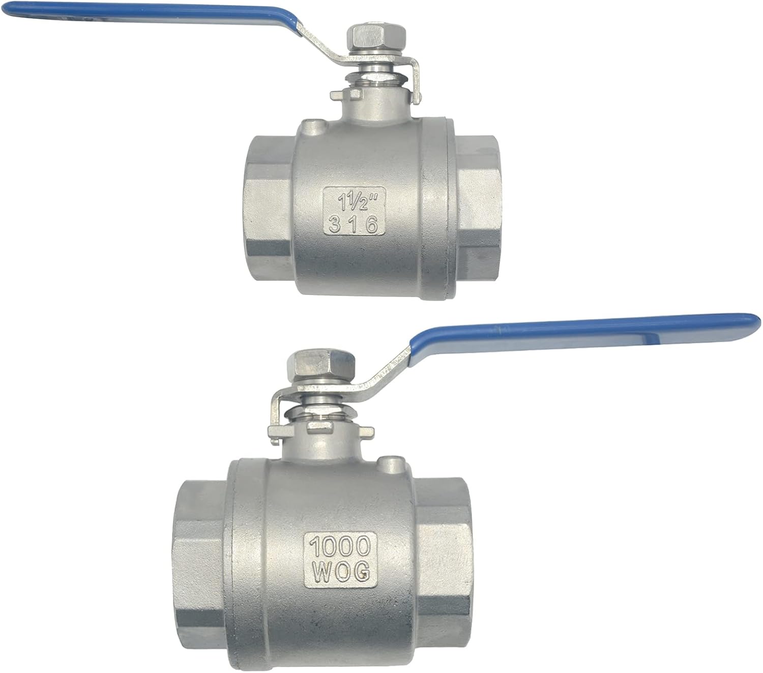 2Pcs 316 Stainless Steel 1.5