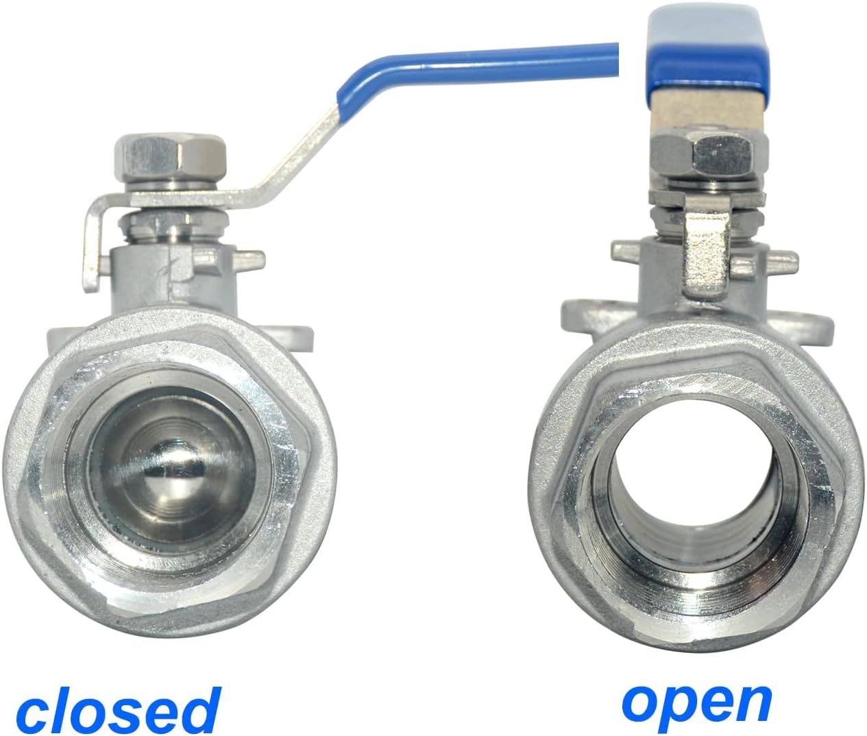 2Pcs 316 Stainless Steel 1.5