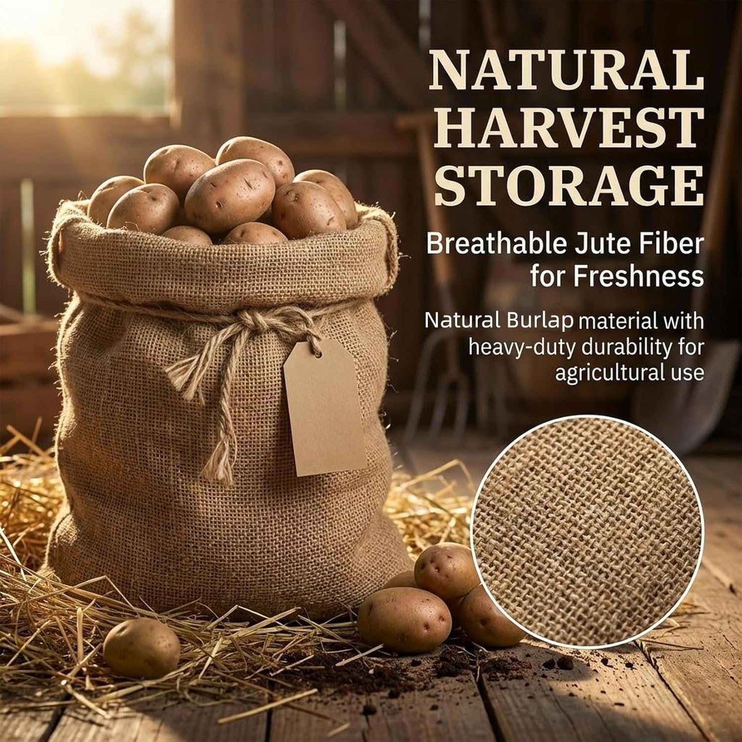 2 PCS Burlap Sack - 19.6