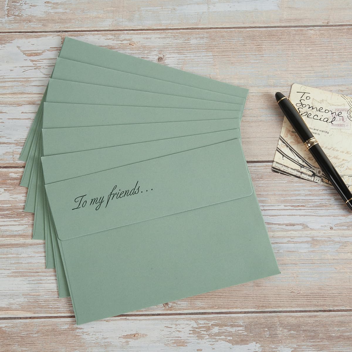100 Pack Sage-Green A7 Envelopes Self-Adhesive 5x7 Envelopes for Invitations, 5x7 Greeting Cards - Image 5