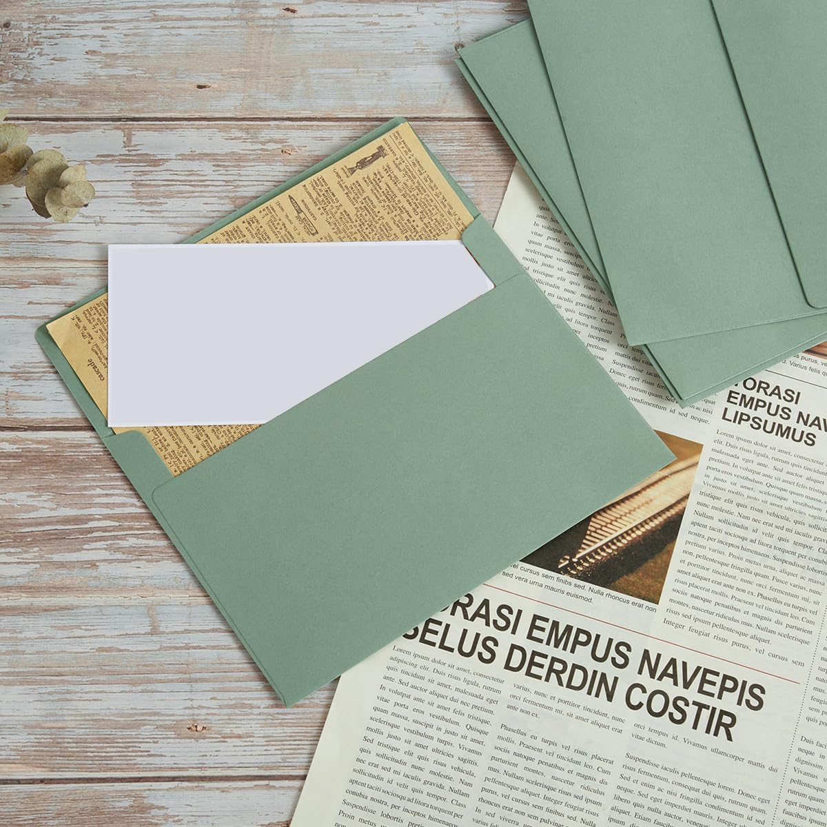 100 Pack Sage-Green A7 Envelopes Self-Adhesive 5x7 Envelopes for Invitations, 5x7 Greeting Cards - Image 6