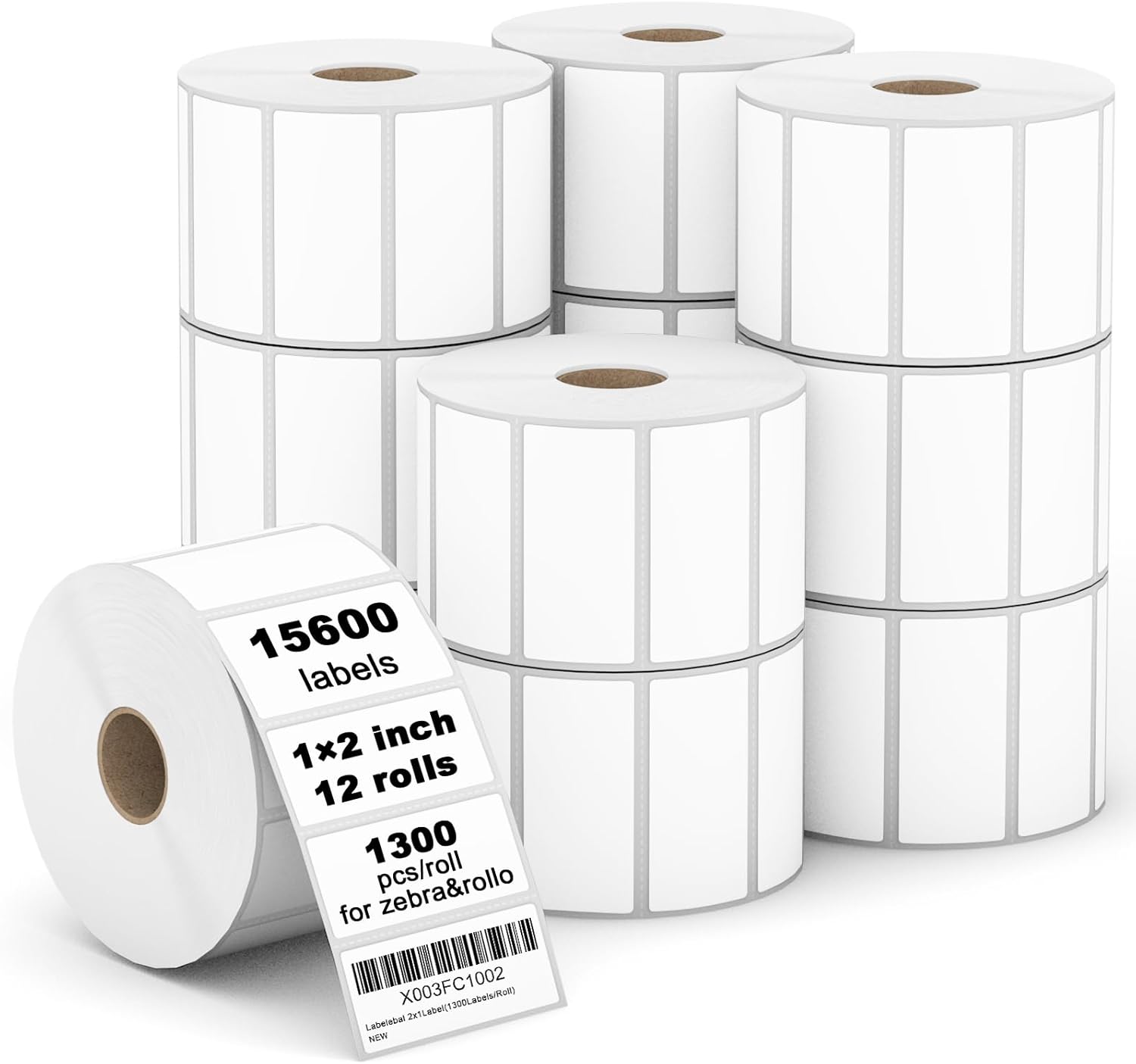 【15600 Labels/12 Rolls】 3-Proof 1