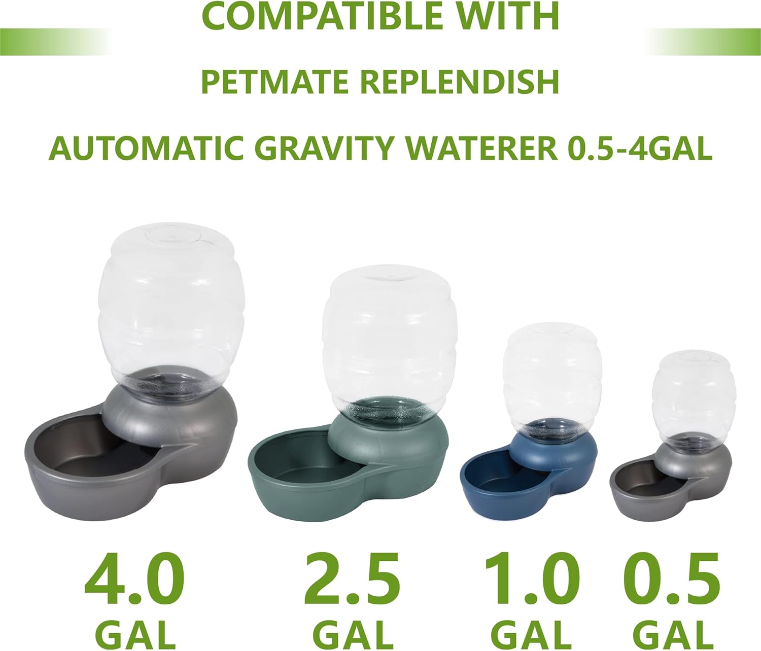 Pet Water Fountain Charcoal Replacement Filters Compatible with Petmate Replendish Mason Gravity Waterers, Automatic Cat Dog Water Bowl Dispenser Filters Replacement(12 Pack) - Image 2