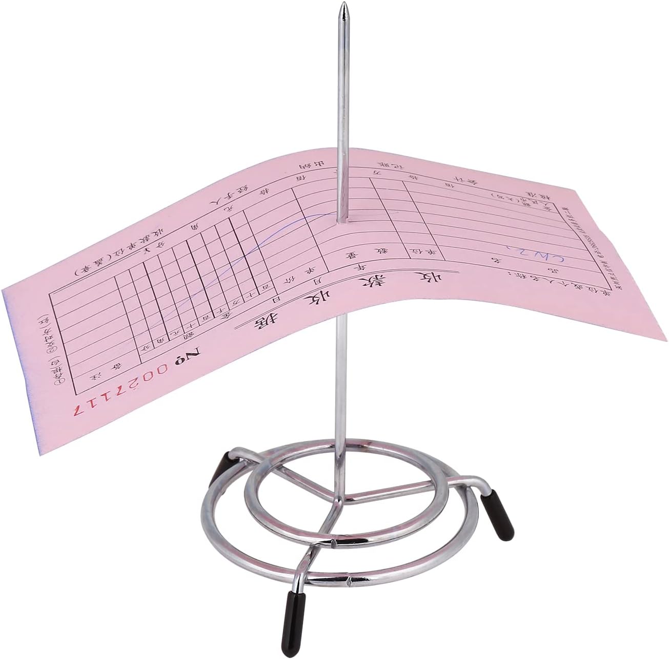 4PCS Check Spindle, Receipt Holder Spike, Stainless Steel Bill Fork, Memo Holder Spike - Image 5