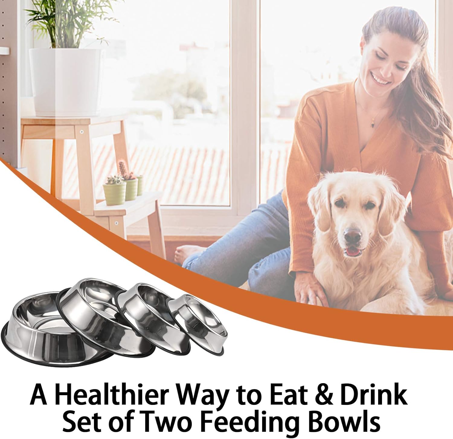 2Packs Stainless Steel Dog Bowl with Anti-Skid Rubber Base for Small/Medium/Large Pet, Perfect Dish, Pets Feeder Bowl and Water Bowl Perfect Choice for Dog Puppy Cat and Kitten (16oz) - Image 7