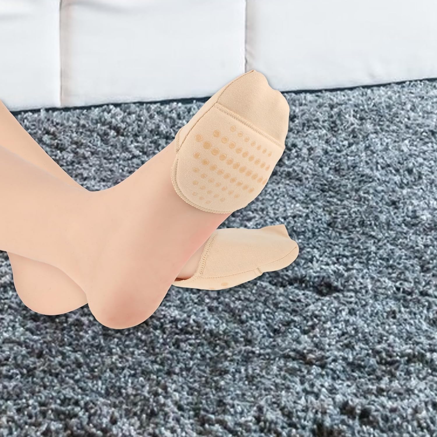 Ball of Foot Cushion Socks, Women's Toe Cover with Padding, Toe Topper Socks - Image 6