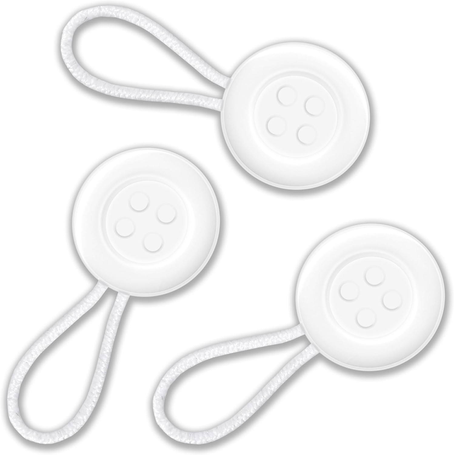 Collar Extenders for Mens Shirts Soft Elastic Expand Tight Neck Relief Dress Shirt Button Extensions - Image 1