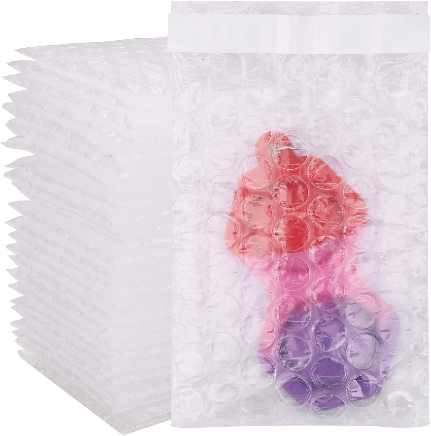 100Pack Small Bubble Out Bag Pouches 3.15
