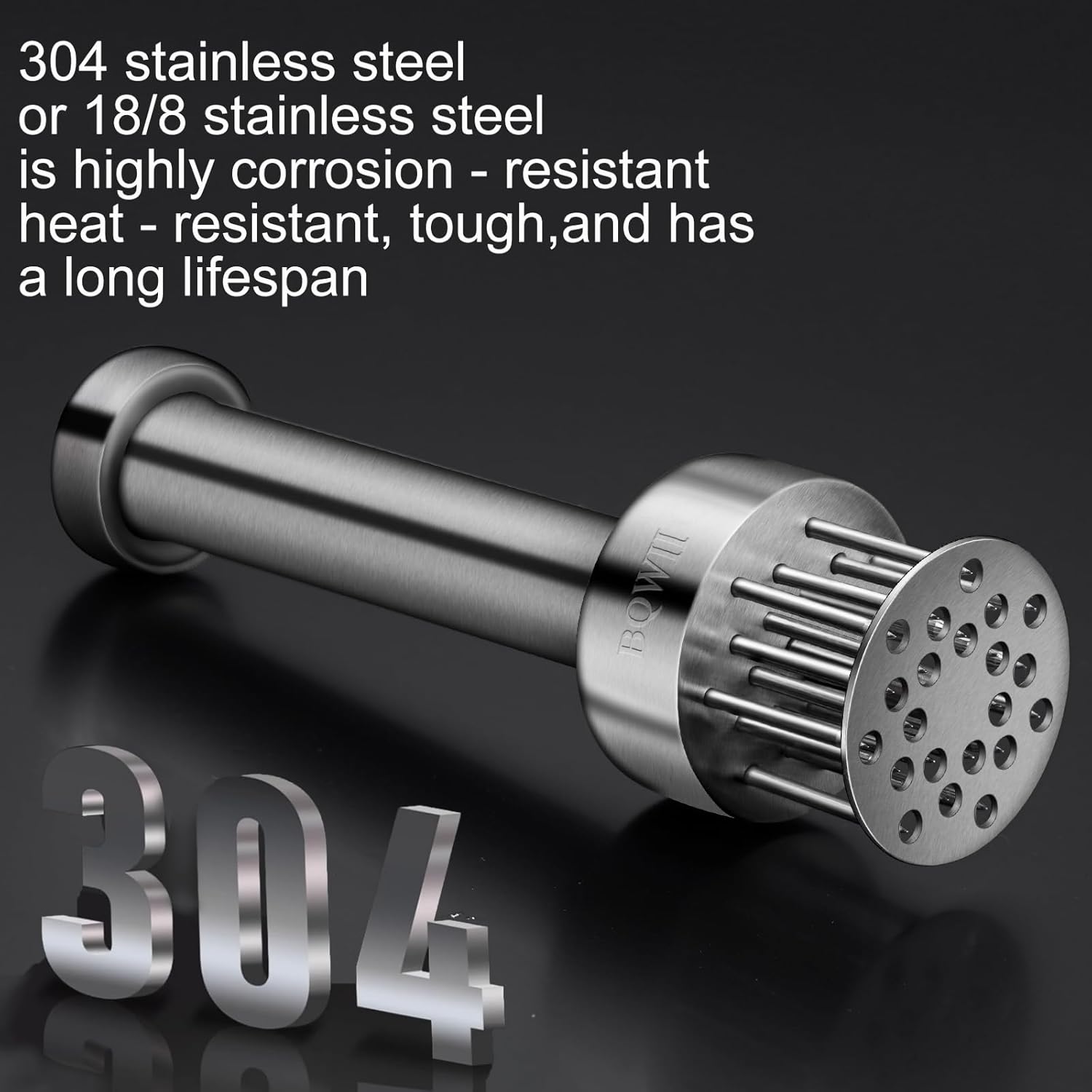 Stainless Steel Meat Tenderizer Tool with 21 Sharp Needles - A Meat Tenderizer Mallet for Chicken and Beef, Durable Meat Mallet Hammer, Easy-Grip Meat Hammer Tenderizer - Image 5