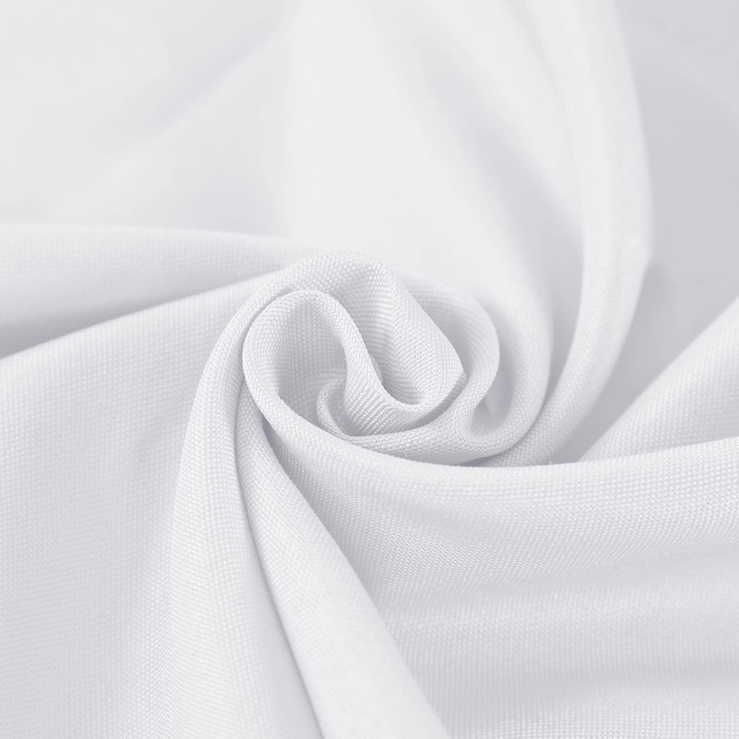 6 Pack Rectangle Tablecloth, 90x156 Inch, Stain Resistant and Wrinkle Polyester Table Cloth, Fabric Table Cover for Kitchen Dining, Wedding, Party, Holiday Dinner-White - Image 4