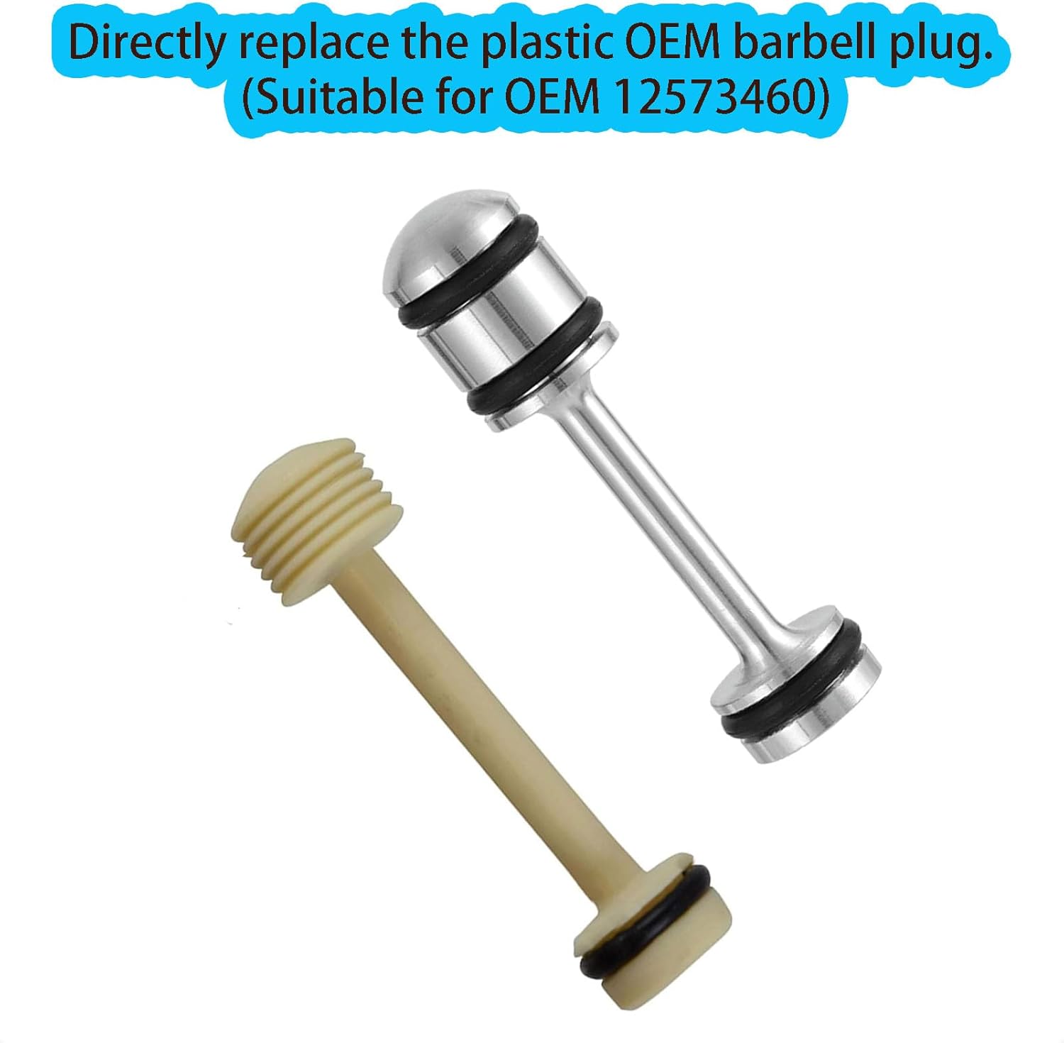 LS Billet Rear Galley Plug Barbell Oil Diverter fits for GM Gen III & IV LS1 LS3 LS2 LQ4 LQ9 LS6 L92 L33 L99 Oil Diverter LS Barbell 6061-T6 Aluminum Alloy Material - Image 7