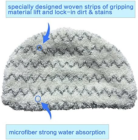 10PK  Replacement Pads Compatible with Bissell Powerfresh Steam Mop 1940 1440 1806 1544 2075 2685 Series 19401 19404 19409 1940A 1940F 1940N 1940T 1940Q 1940W B0006 15441 15443 2181 2814 - Image 3