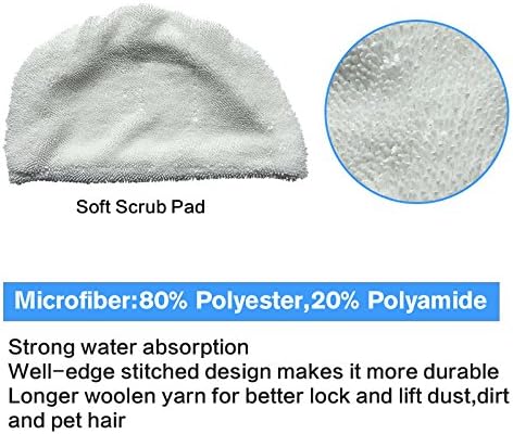 10PK  Replacement Pads Compatible with Bissell Powerfresh Steam Mop 1940 1440 1806 1544 2075 2685 Series 19401 19404 19409 1940A 1940F 1940N 1940T 1940Q 1940W B0006 15441 15443 2181 2814 - Image 4