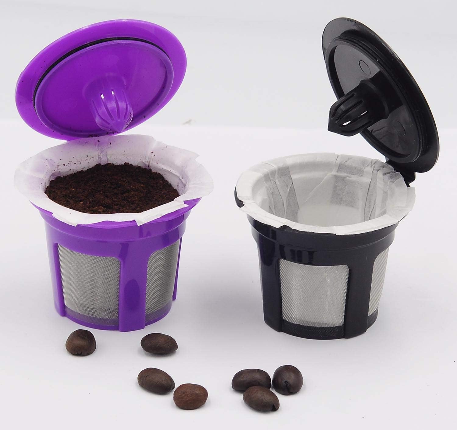 Disposable Coffee Filter Paper for Keurig Brewers Single Serve 1.0 and 2.0, 200 Count Replacement Coffee Filter Paper Liner Compatible with All Reusable K Cup Coffee Pod, Refillable Capsule, White - Image 5