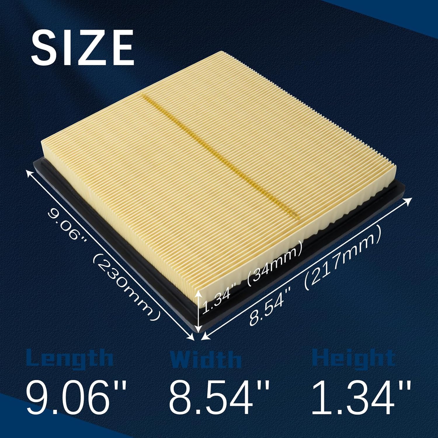 16546AA16A Engine Air Filter for 2017-2023 Subaru Impreza,2018-2023 Crosstrek,2019-2023 Ascent/Forester,2020-2023 Legacy/Outback - Image 3
