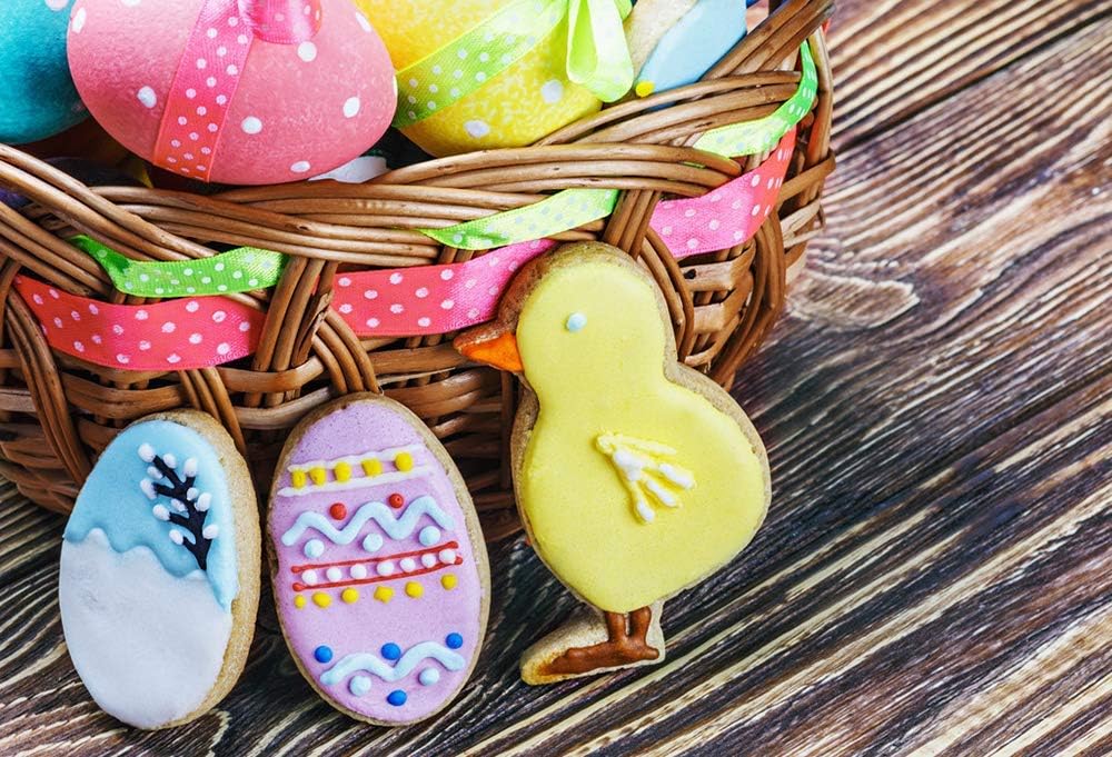 Easter Cookie Cutters, 5 Pieces Chick Carrot Egg Bunny Rabbite Shapes Metal Cookie Cutters Stainless Steel Sets Holiday Themed Baking Kit - Image 6